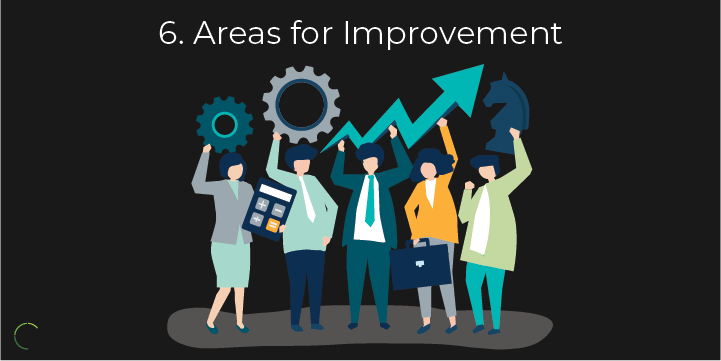 AREAS FOR IMPROVEMENT