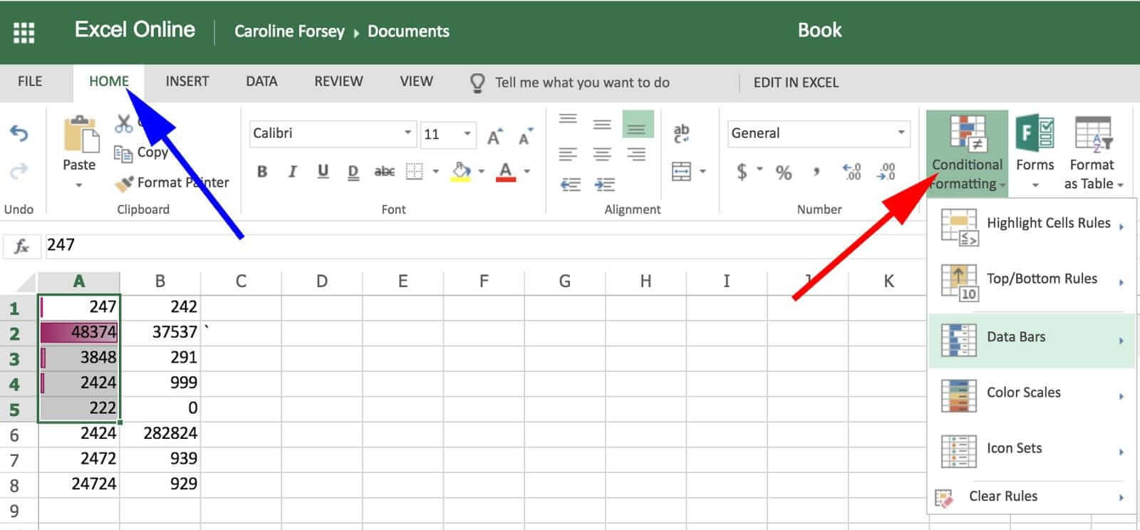 how to use conditional formatting online